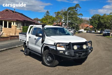 White 2020 Ford Ranger Double Cab Chassis Xl 3.2 (4X4)