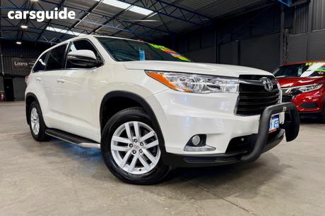 White 2014 Toyota Kluger Wagon Gx (4X2)