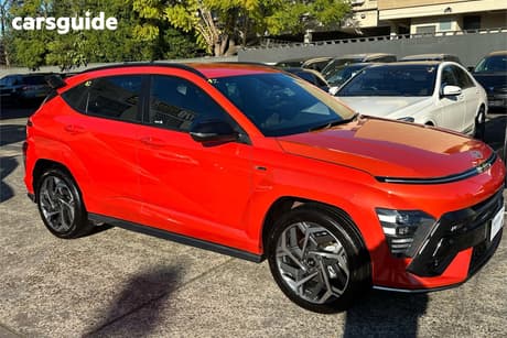Orange 2024 Hyundai Kona Wagon N Line