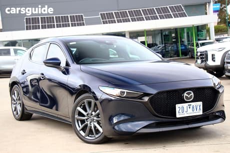 Blue 2020 Mazda 3 Hatchback G20 Touring