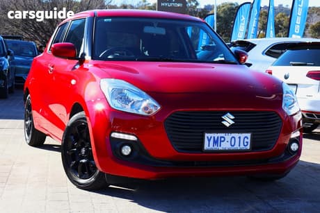 Red 2017 Suzuki Swift Hatchback Gl