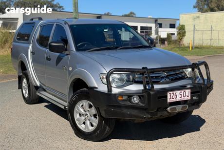 Silver 2012 Mitsubishi Triton Double Cab Utility Glx (4X4)