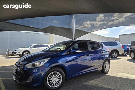 Blue 2016 Hyundai Accent Hatchback Active