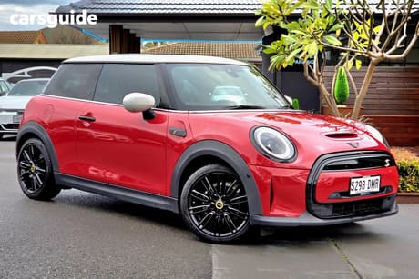 Red 2021 Mini Cooper Hatchback Se Mini Yours 3D Hatch