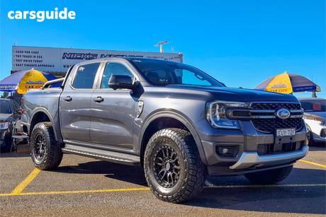 Grey 2022 Ford Ranger Double Cab Pick Up Sport 3.0 (4X4)