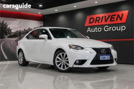 White 2014 Lexus IS250 Sedan Luxury