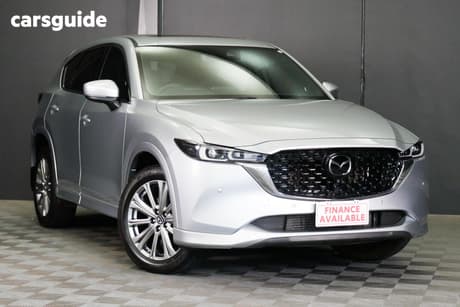 Silver 2023 Mazda CX-5 Wagon Akera (Awd)