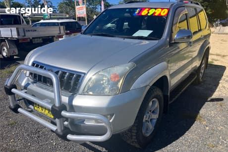 Silver 2004 Toyota Landcruiser Prado Wagon Grande (4X4)