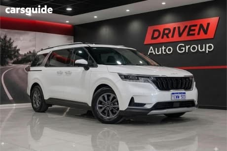 White 2022 Kia Carnival Wagon S