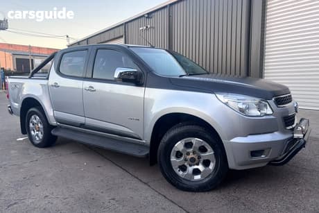 Silver 2013 Holden Colorado Crew Cab Pickup Ltz (4X4)
