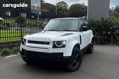 White 2026 Land Rover Defender Wagon 110 D350 Trophy Edtn Keswick