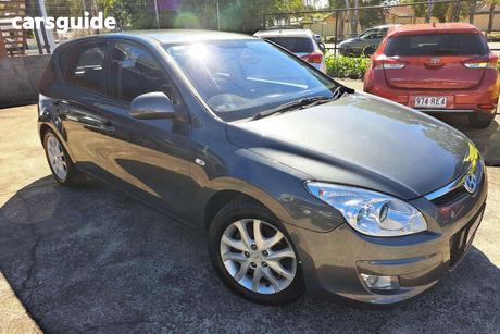 Grey 2008 Hyundai I30 Hatchback Slx