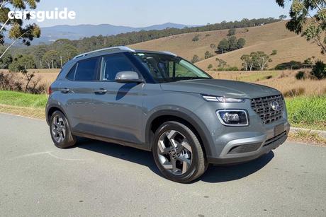 Grey 2026 Hyundai Venue Wagon Elite (Black) Sunroof