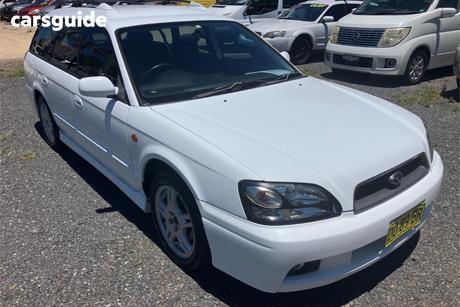 White 2002 Subaru Liberty Wagon Rx