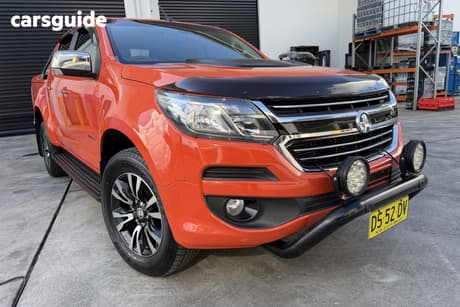 Orange 2018 Holden Colorado Crew Cab Pickup Ltz (4X4) (5Yr)