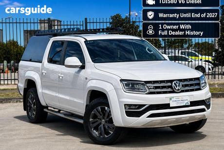 White 2022 Volkswagen Amarok Dual Cab Utility Tdi580 Highline 4Motion