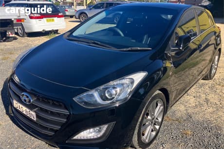Black 2015 Hyundai I30 Hatchback Sr Premium