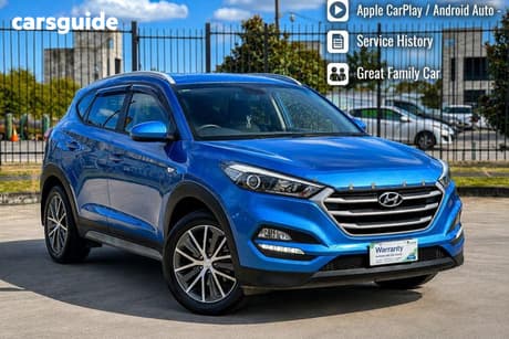 Blue 2017 Hyundai Tucson Wagon Active X (Fwd)