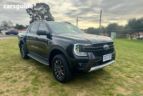 Black 2023 Ford Ranger Double Cab Pick Up Wildtrak 3.0 (4X4)