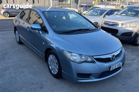 Blue 2008 Honda Civic Sedan Vti