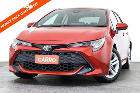 Red 2018 Toyota Corolla Hatchback Ascent Sport