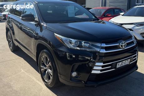 Black 2017 Toyota Kluger Wagon Gx (4X4)