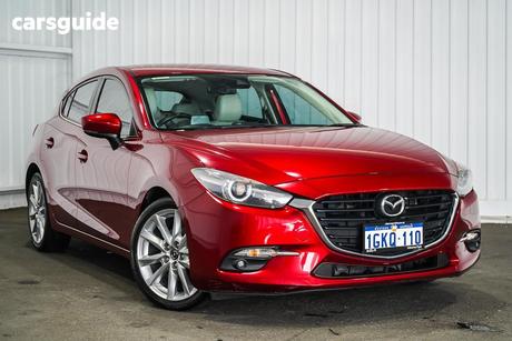 Red 2017 Mazda 3 Sedan Neo