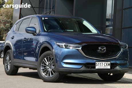 Blue 2021 Mazda CX-5 Wagon Maxx Sport (Fwd)