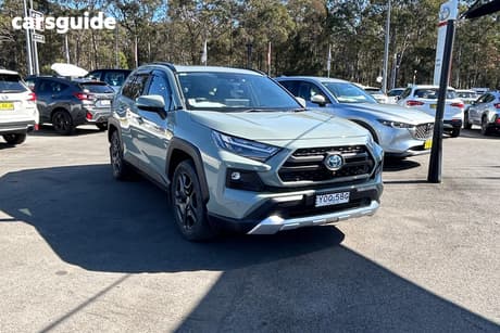 Green 2023 Toyota RAV4 Wagon Edge (Awd) Hybrid