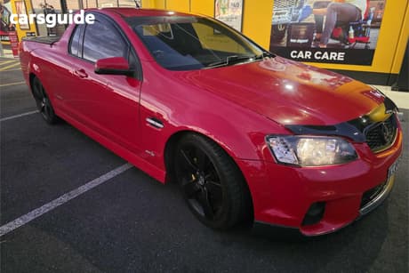 Red 2012 Holden UTE Ute Tray SV6 THUNDER R