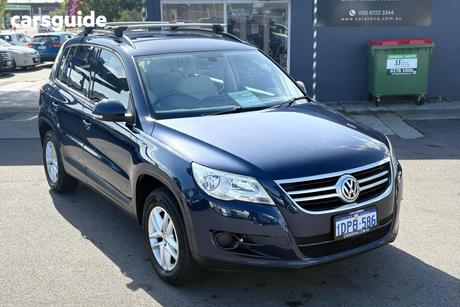 Blue 2011 Volkswagen Tiguan SUV 125 TSI 5NC MY11