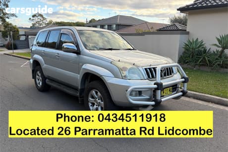 Silver 2005 Toyota Landcruiser Prado Wagon Gxl (4X4)
