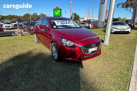 Red 2019 Mazda 2 Hatchback Maxx (5Yr)