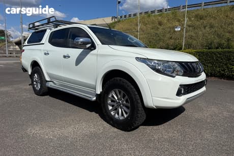 White 2016 Mitsubishi Triton Dual Cab Utility Gls (4X4)