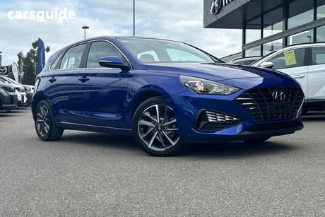 Blue 2023 Hyundai I30 Hatchback Active