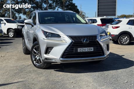 Silver 2018 Lexus NX300 Wagon Luxury (Awd)