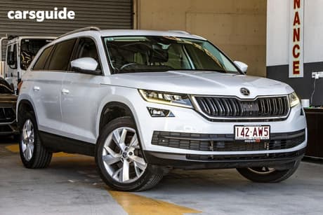 White 2019 Skoda Kodiaq Wagon 132 Tsi (4X4)