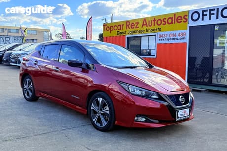 Red 2019 Nissan Leaf Hatchback X (Electric)