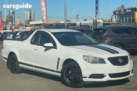 White 2016 Holden UTE Utility
