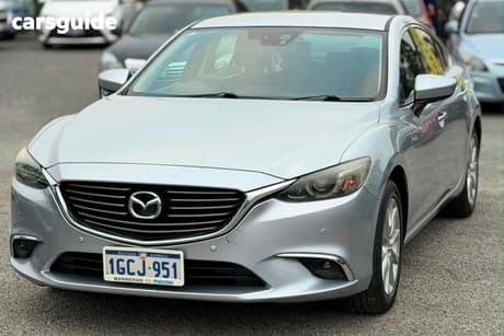 Silver 2016 Mazda 6 Sedan Touring