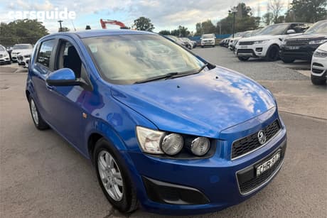 Blue 2012 Holden Barina Hatchback Cd
