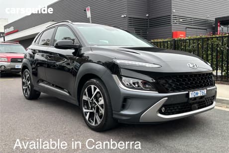 Black 2023 Hyundai Kona Wagon Highlander Srf (Fwd)