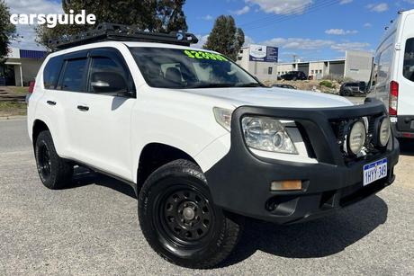 White 2012 Toyota Landcruiser Prado Wagon Gx (4X4)