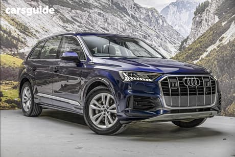 Blue 2023 Audi Q7 Wagon 45 Tdi Quattro Dynamic Black