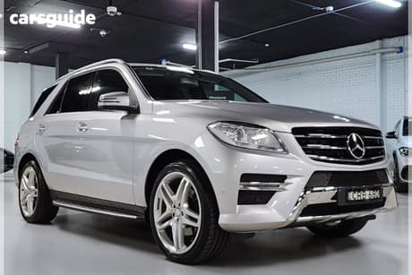Silver 2013 Mercedes-Benz ML250 Wagon Cdi Bluetec (4X4)
