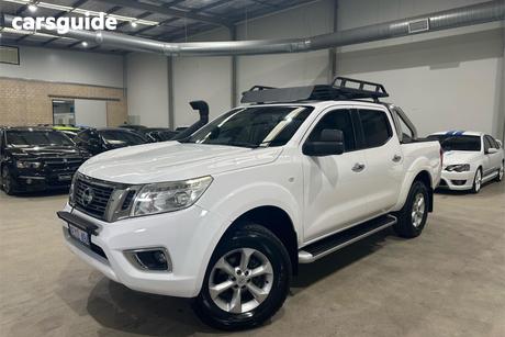 White 2015 Nissan Navara Dual Cab Utility St (4X4)