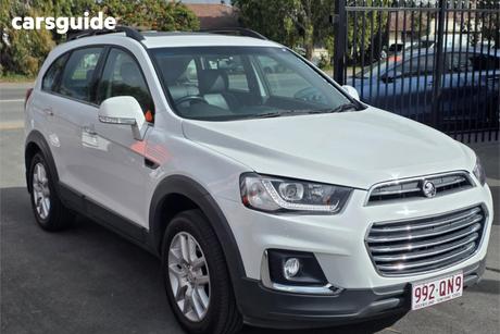 White 2016 Holden Captiva Wagon Active 7 Seater