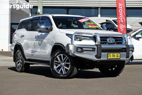 White 2019 Toyota Fortuner Wagon Crusade