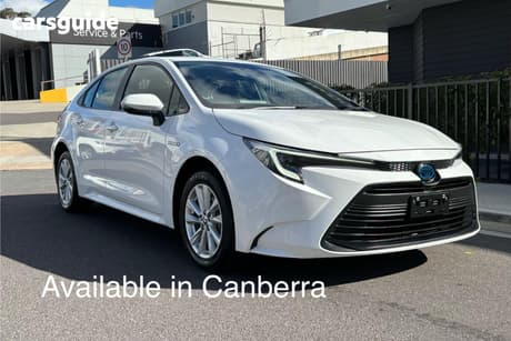 White 2024 Toyota Corolla Sedan Ascent Sport Hybrid