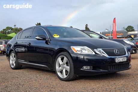 Black 2008 Lexus GS460 Sedan Sport Luxury